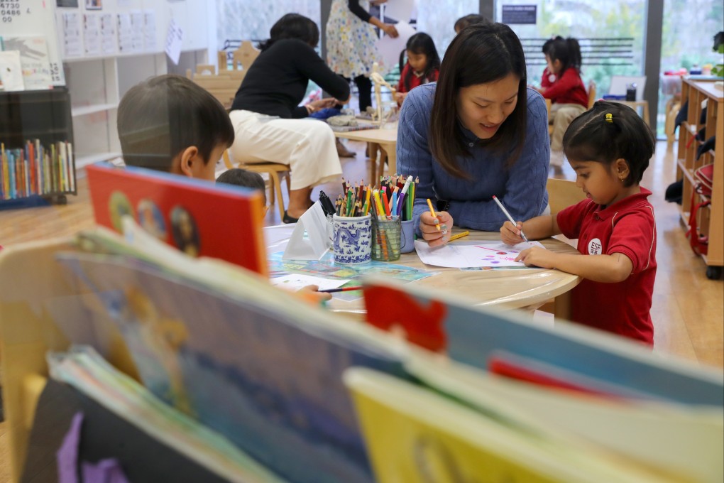Pupils learn at the ESF Tung Chung International Kindergarten. Photo: Edmond So