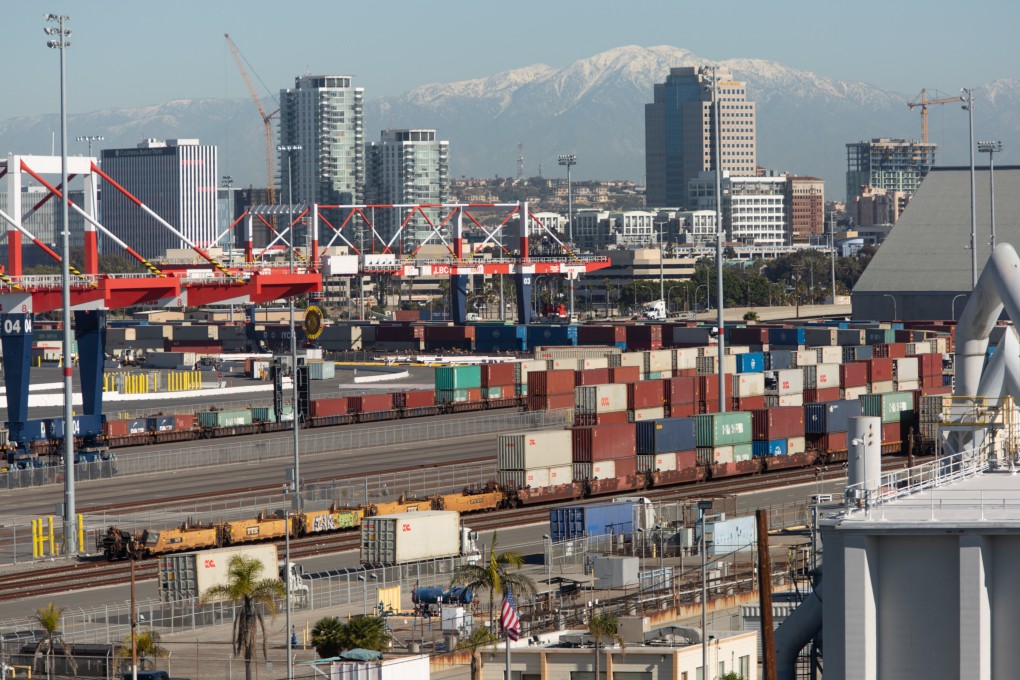 The Port of Long Beach in California. The US-China Economic and Security Review Commission held hearings on Thursday about the challenges of developing alternative supply chains for the US to replace a dependence on China. Photo: Bloomberg