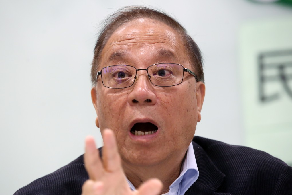 Former Democratic Party chairman Yeung Sum. Photo: Edward Wong