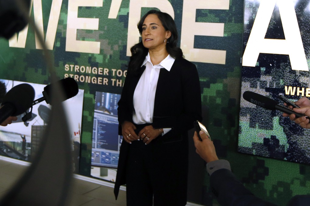 Canada’s defence minister Anita Anand. File photo: Bloomberg