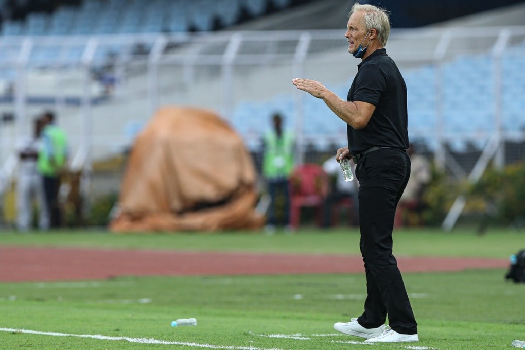 Jorn Andersen delighted with the performance of his boys against Afghanistan. Photo: HKFA