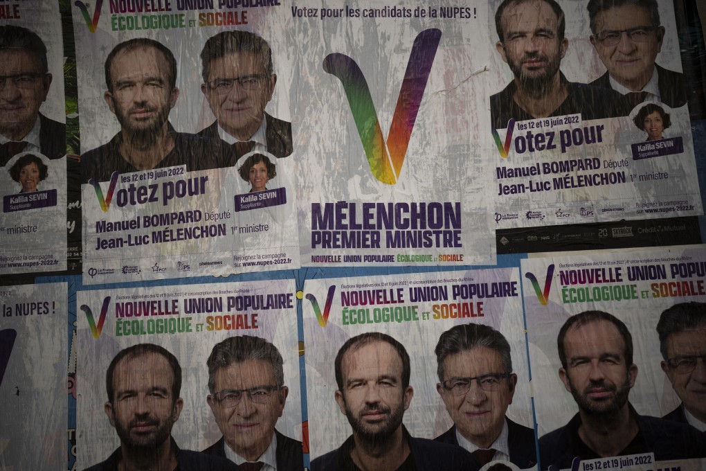 Leftist parties that nearly disappeared from the French political landscape have grown wings in the run-up to Sunday’s legislative elections and now threaten to weaken President Emmanuel Macron, and his hopes of slam-dunking his own agenda through parliament. Photo: AP