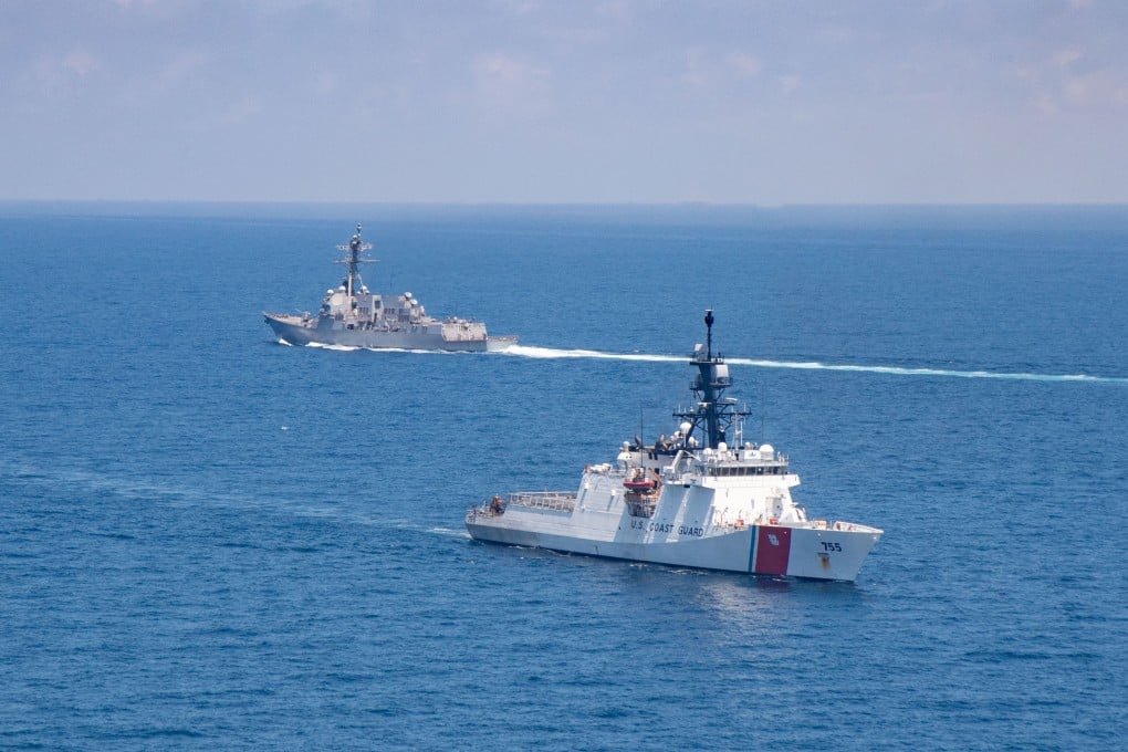 The US regularly sends warships through the strait. Photo: Handout