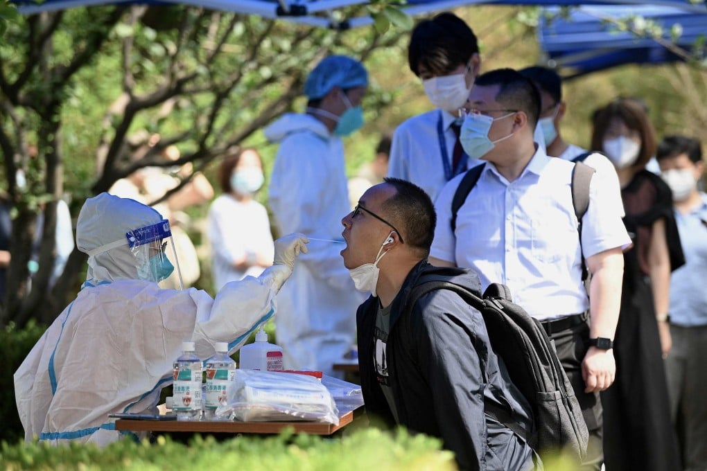 As the virus which causes Covid-19 becomes more transmissible, China has poured resources into repeated rounds of mass PCR testing. Photo: AFP