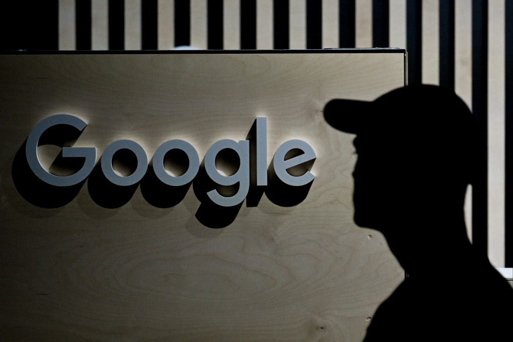 A visitor passes by the booth of technology giant Google at the re:publica 22 digital conference in Berlin on June 9, 2022. Photo: EPA-EFE