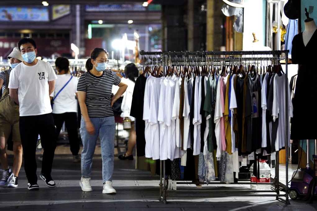 Retail sales fell by 6.7 per cent last month. Photo: Xinhua