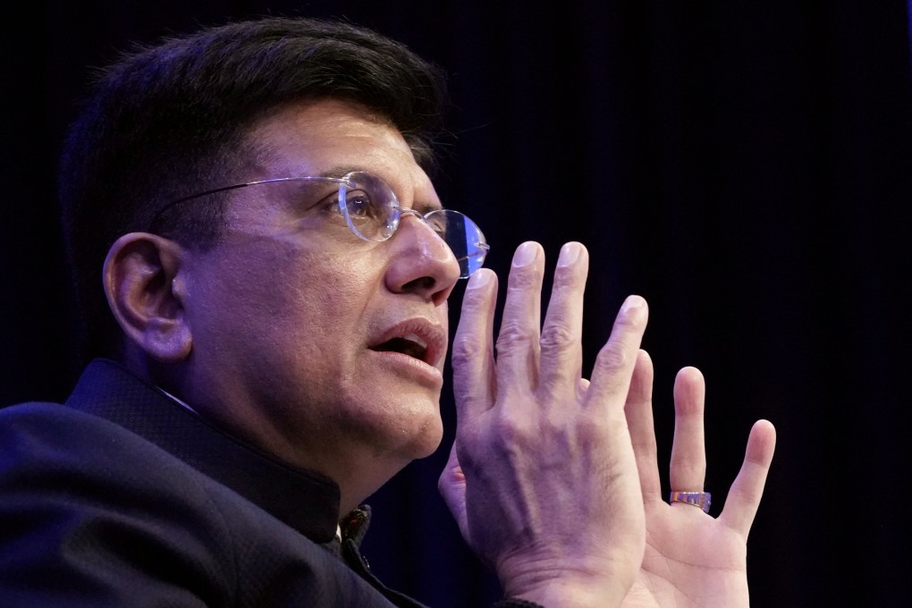 Piyush Goyal, India’s Minister of Commerce and Industry and Minister of Consumer Affairs, attends the first ministerial-level WTO talks in four years. Photo: Reuters