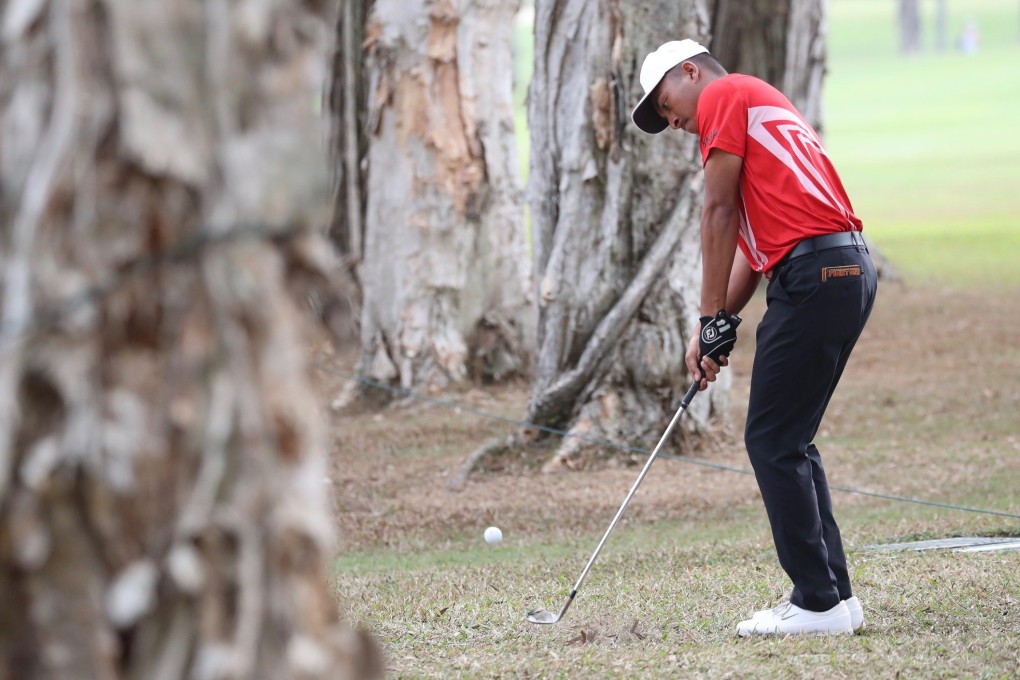 Leon D’Souza was the only one of three Hong Kong golfers who made it into the match play rounds. Photo: K.Y. Cheng