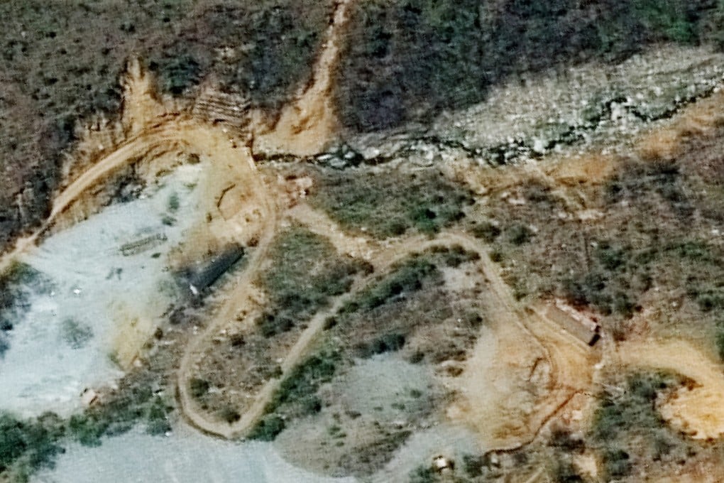 Work and preparations at Tunnel No. 3 at the Punggye-ri Nuclear Test Facility are apparently now complete and ready for a possible nuclear test, the Center for Strategic and International Studies said in a report, citing commercial satellite imagery.
Photo: DigitalGlobe via AP/File