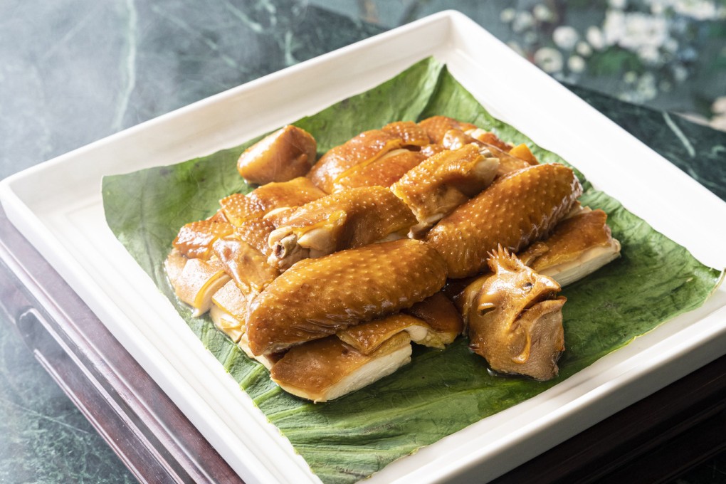 Woo Cheong Tea house’s speciality tea-smoked chicken. Photo: Handout