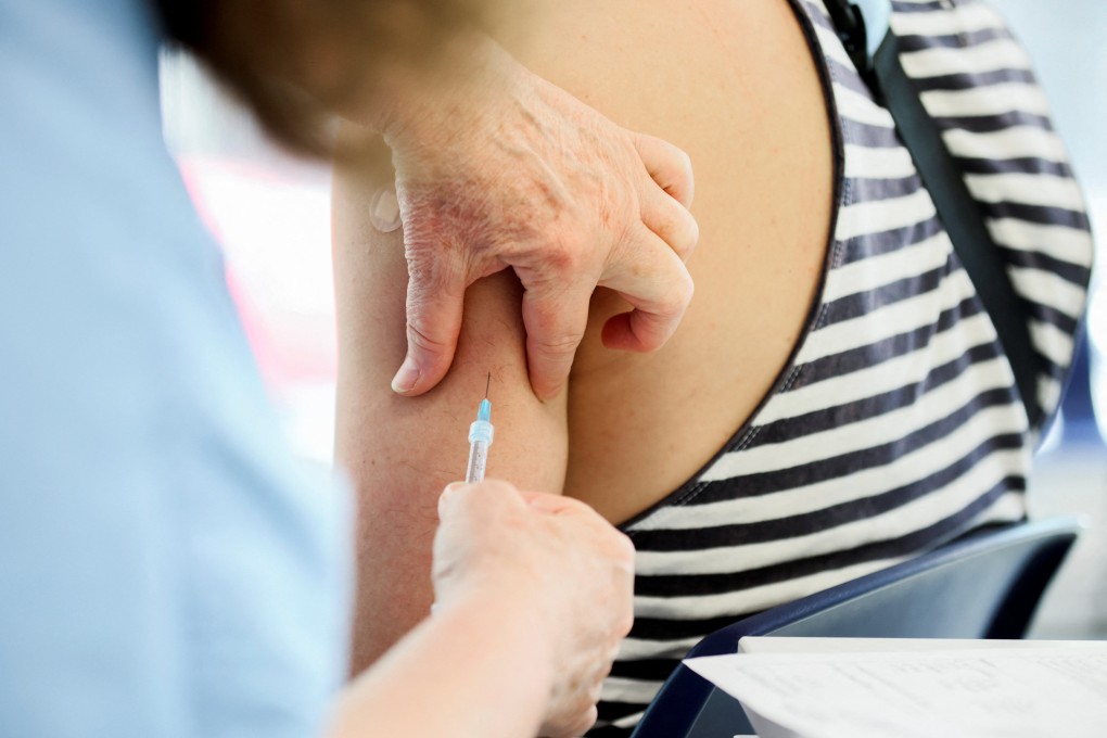 A healthcare worker administers a monkeypox vaccination at a clinic in Montreal, Quebec, Canada earlier this month. Photo: Reuters