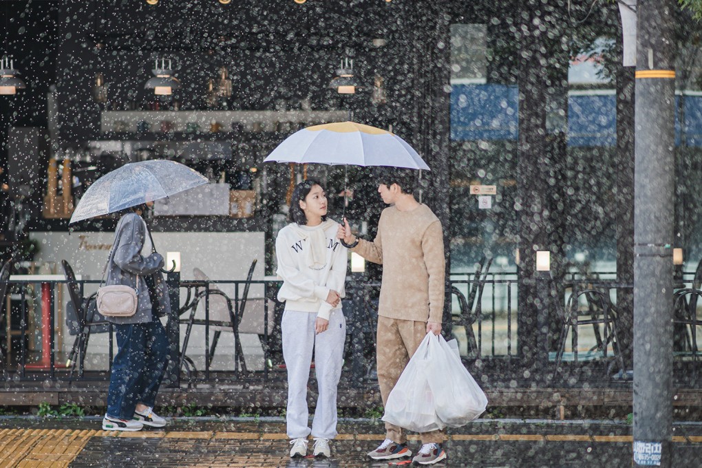 Kim Go-eun (left) as Kim Yumi and Jinyoung as Bobby Yoo in a still from Yumi’s Cells season 2.
