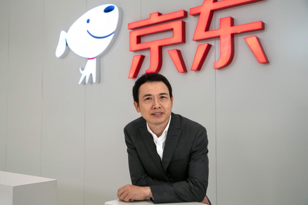 Xin Lijun, chief executive of JD Retail, in Beijing on June 14, 2022. Xin said JD.com is exploring food delivery, a market currently dominated by Meituan and Alibaba. Photo: Bloomberg