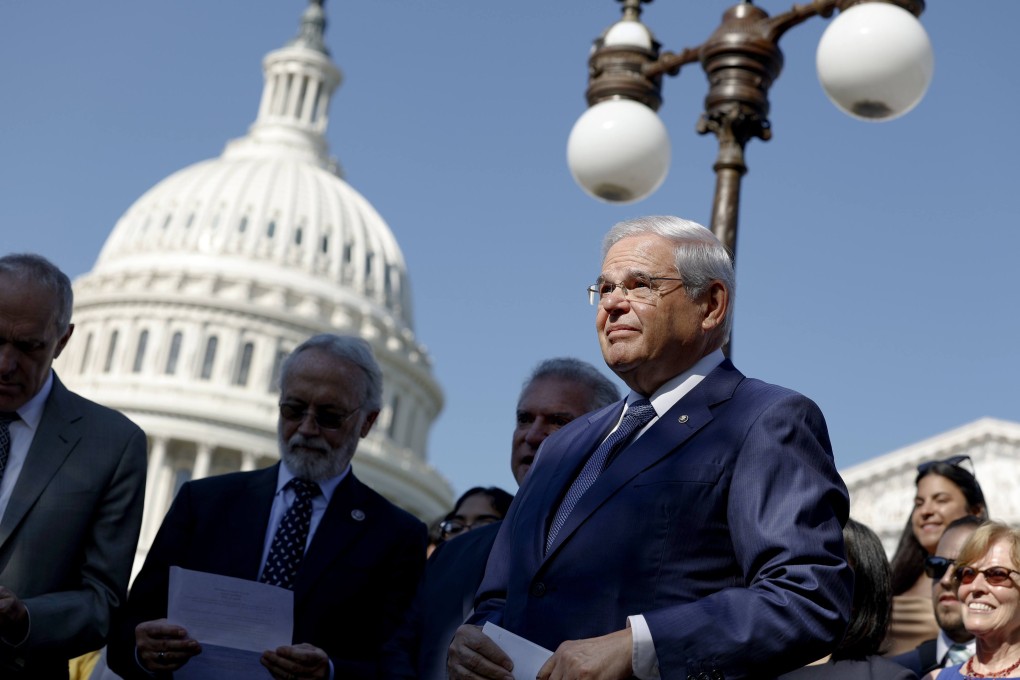 US Senator Bob Menendez, a Democrat from New Jersey, is one of the two authors of the Taiwan Policy Act of 2022. Photo: Getty Images/AFP
