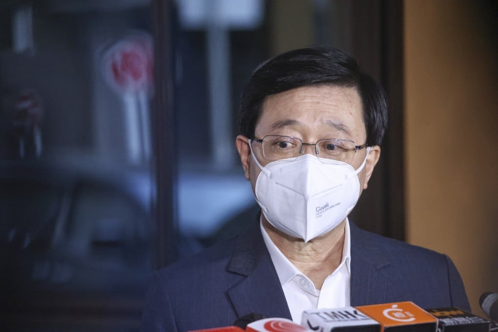 John Lee will be sworn in as leader on July 1. Photo: K. Y. Cheng