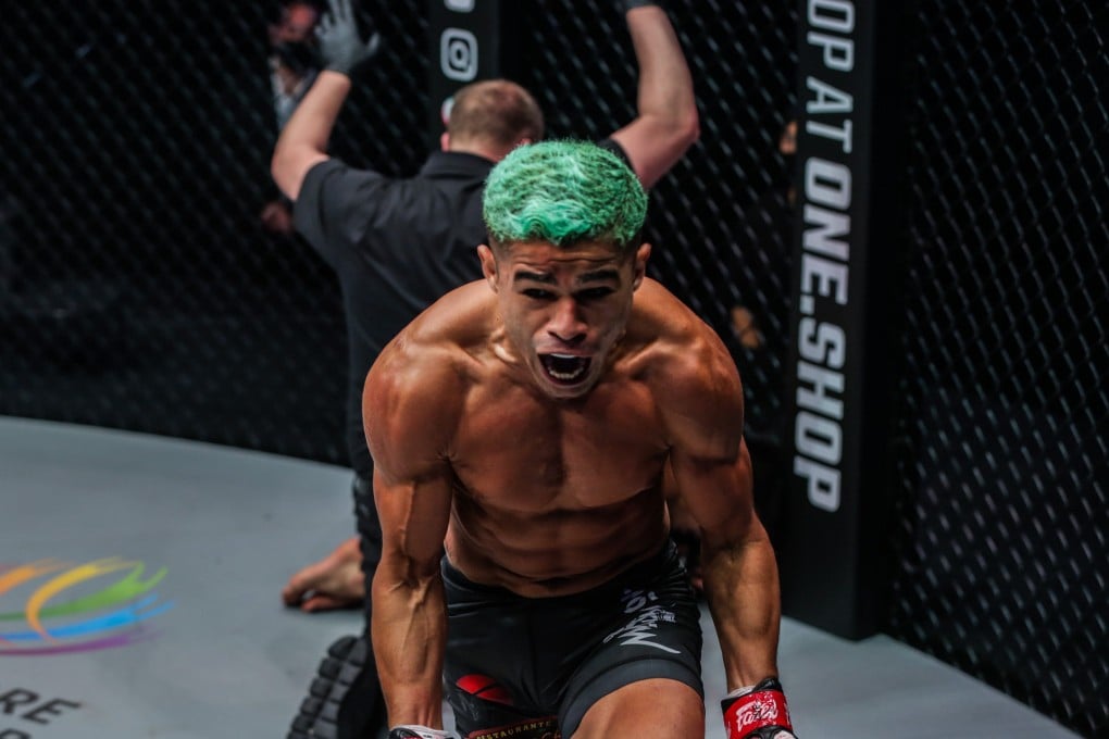 Fabricio Andrade stops Jeremy Pacatiw at ONE: Full Circle. Photos: ONE Championship