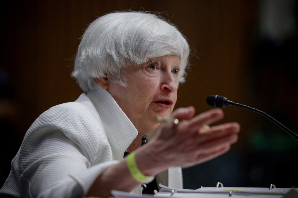 US Treasury Secretary Janet Yellen earlier this month. Photo: Reuters