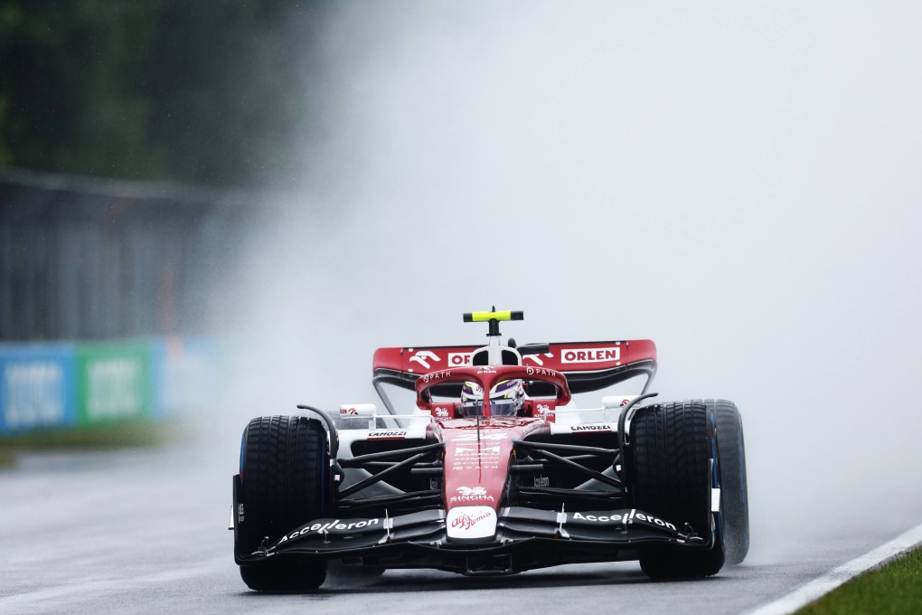 China’s Zhou Guanyu will start in 10th on the grid for the Canadian Grand Prix in Montreal. Photo: AFP