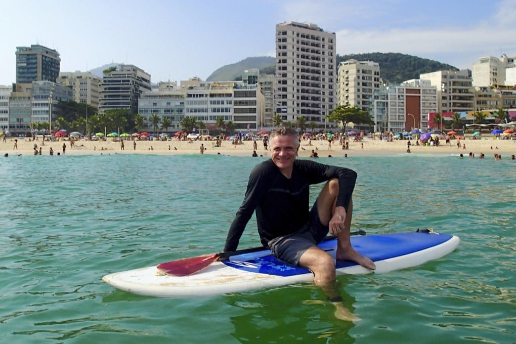 British Journalist Dom Phillips in Ipanema, Rio de Janeiro, Brazil in 2020. Photo: Alberto Armendariz via AP
