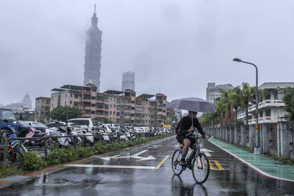Buildings in Taipei were rattled on Monday by an earthquake. Photo: Bloomberg