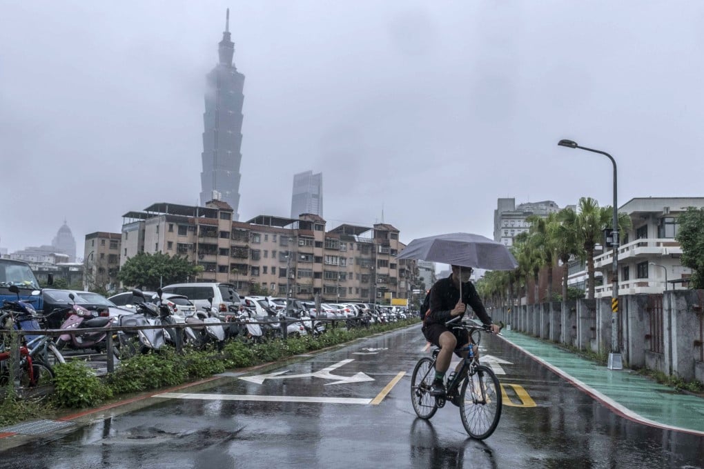 Buildings in Taipei were rattled on Monday by an earthquake. Photo: Bloomberg