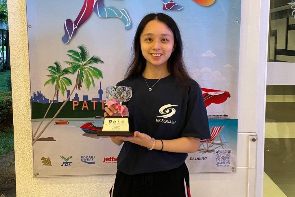 Kirstie Wong was happy to end her Asian Junior Individual Championships with silver. Photo: Handout