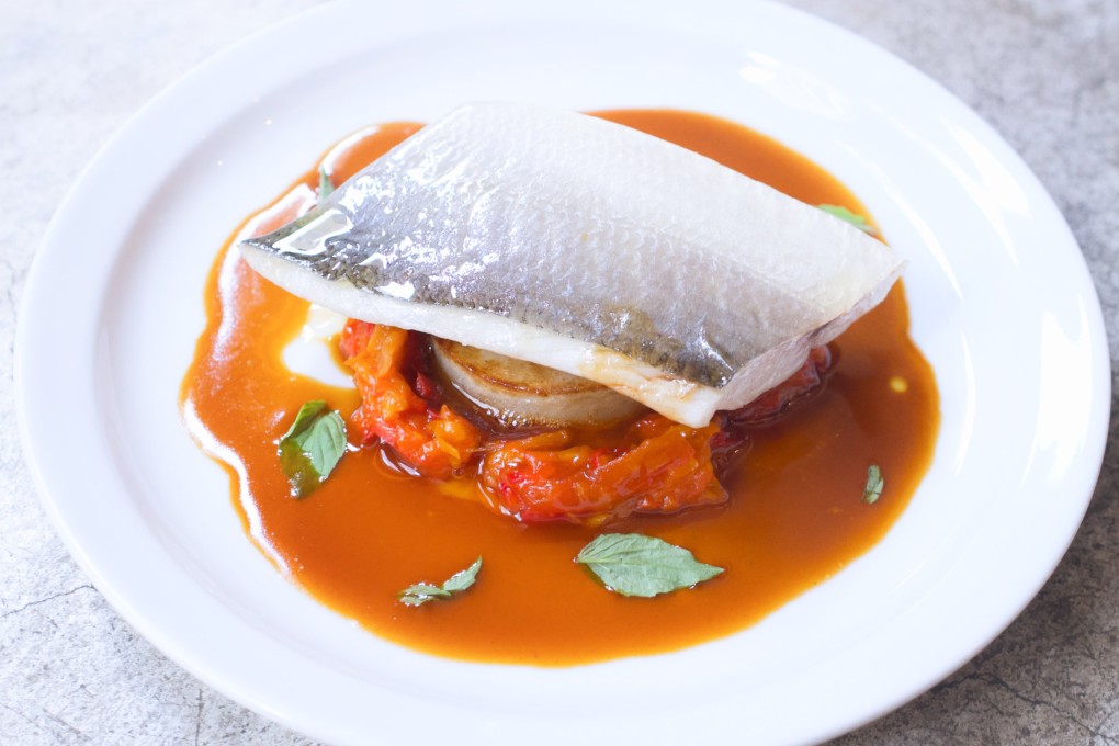 Threadfin is an oily fish popular with Hong Kong chefs. Jeston Chua at Vivant cooks it slowly in olive oil (above) to preserve the tenderness of the skin and flesh. Photo: Vivant