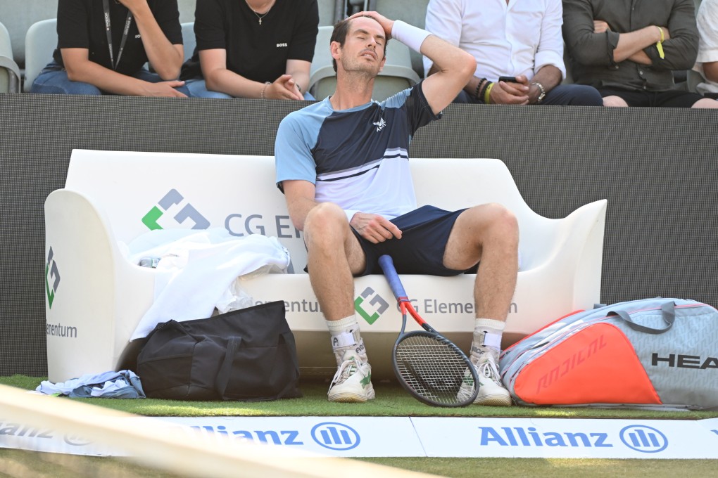 Andy Murray said his injury was preventing him practising fully. Photo: dpa
