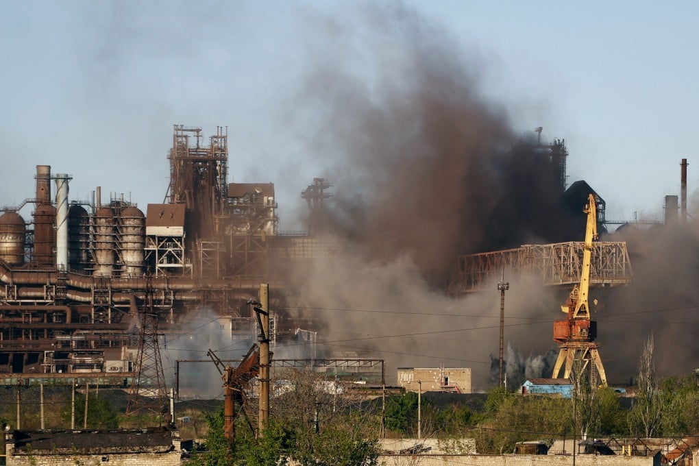 Ukrainian helicopter pilots flew daring rescue and resupply missions to the Azovstal steelworks in Mariupol, where hundreds of Ukrainian fighters took shelter from Russian shelling. File photo: AP