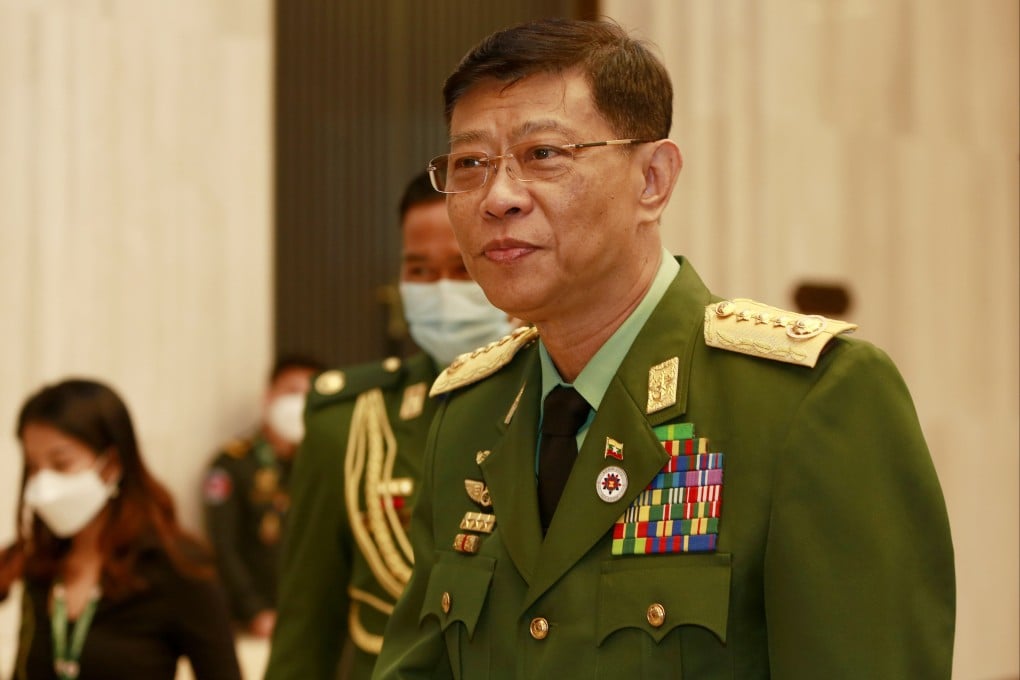 Myanmar Union Minister of Defence, General Mya Tun Oo, controversially attends a meeting of the Asean Defence Ministers. Photo: EPA-EFE