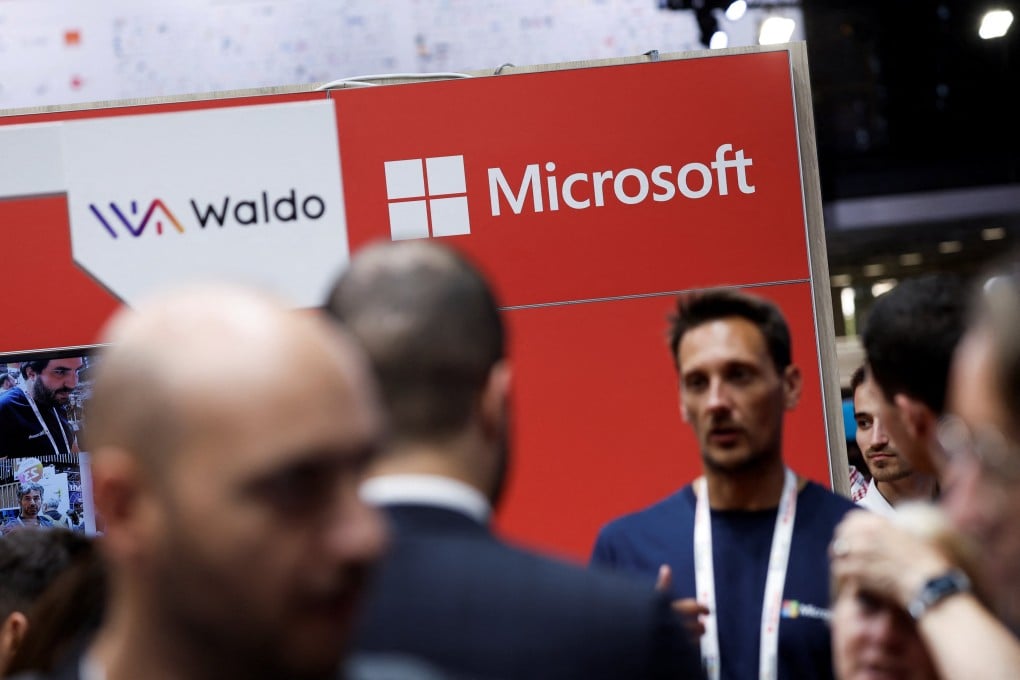 The Microsoft logo is seen at the Viva Technology conference in Paris, France June 15, 2022. Photo: Reuters