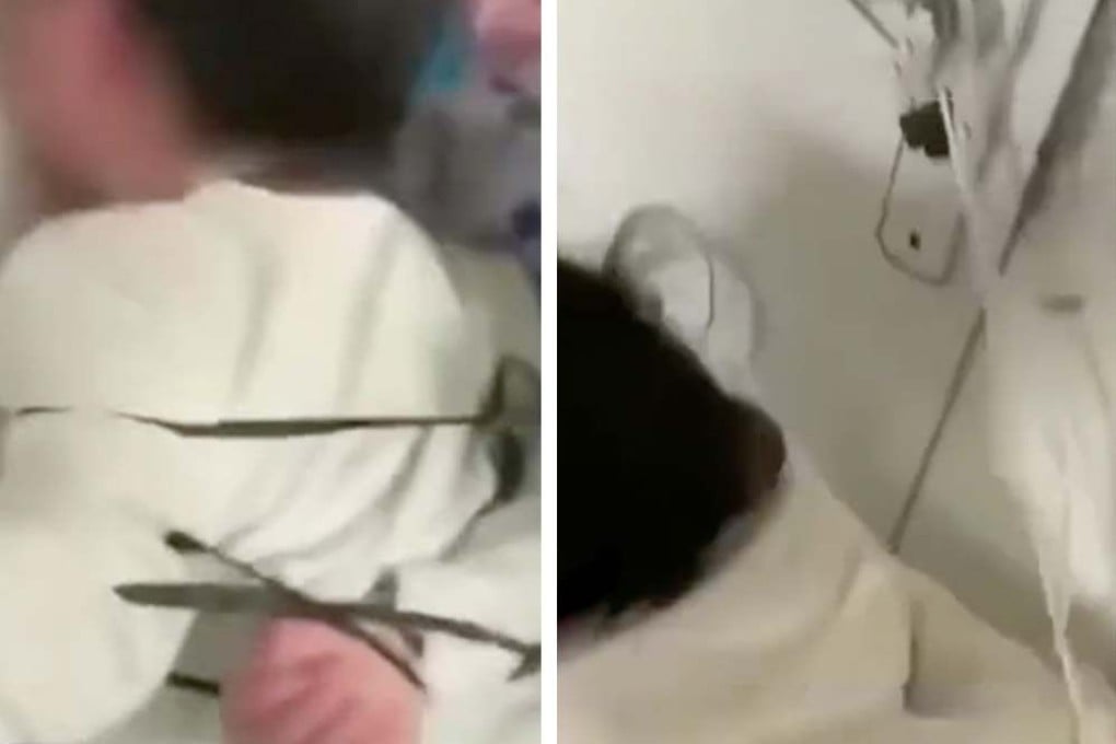 Police detained three teachers after a video of three toddlers with their hands behind their back emerged online. Photo: SCMP Composite