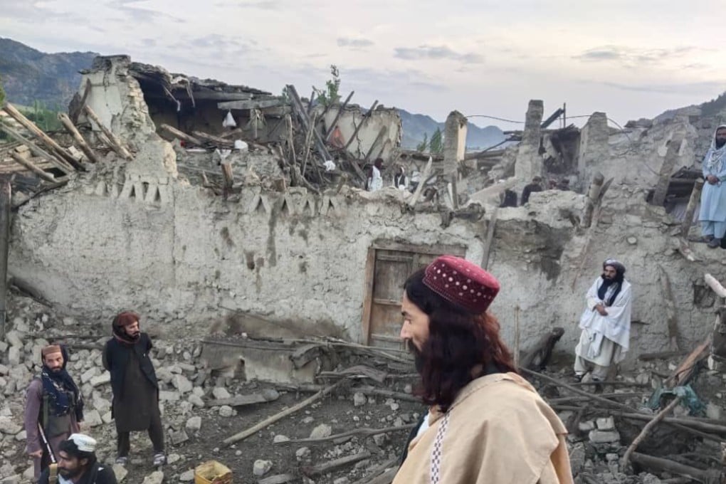 The aftermath of the earthquake in Paktika province, eastern Afghanistan. Photo: AP