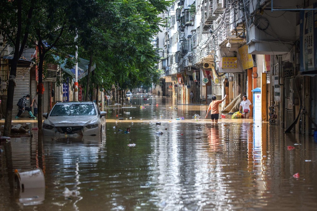 The result of climate change has been especially noticeable in China in recent weeks as southern regions were hit by the worst floods in 60 years. Photo: AFP
