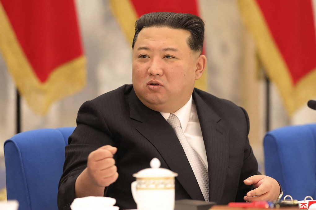 North Korean leader Kim Jong-un at the three-day Enlarged Meeting of the 8th Central Military Commission. Photo: AFP