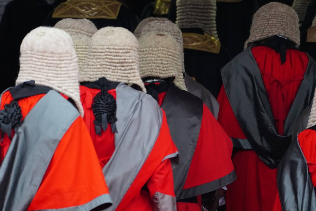 Judges attend the Ceremonial Opening of Legal Year 2020 at City Hall in Central. Photo: Robert Ng