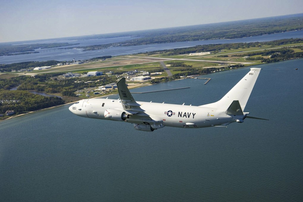A US Navy P-8A Poseidon patrol and reconnaissance aircraft reportedly flew over the Taiwan Strait on June 24. Photo: Handout