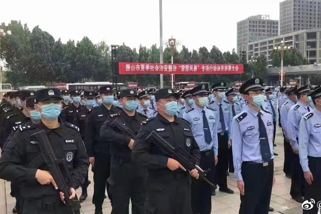 The government said the crackdown would target organised crime. Photo: Weibo
