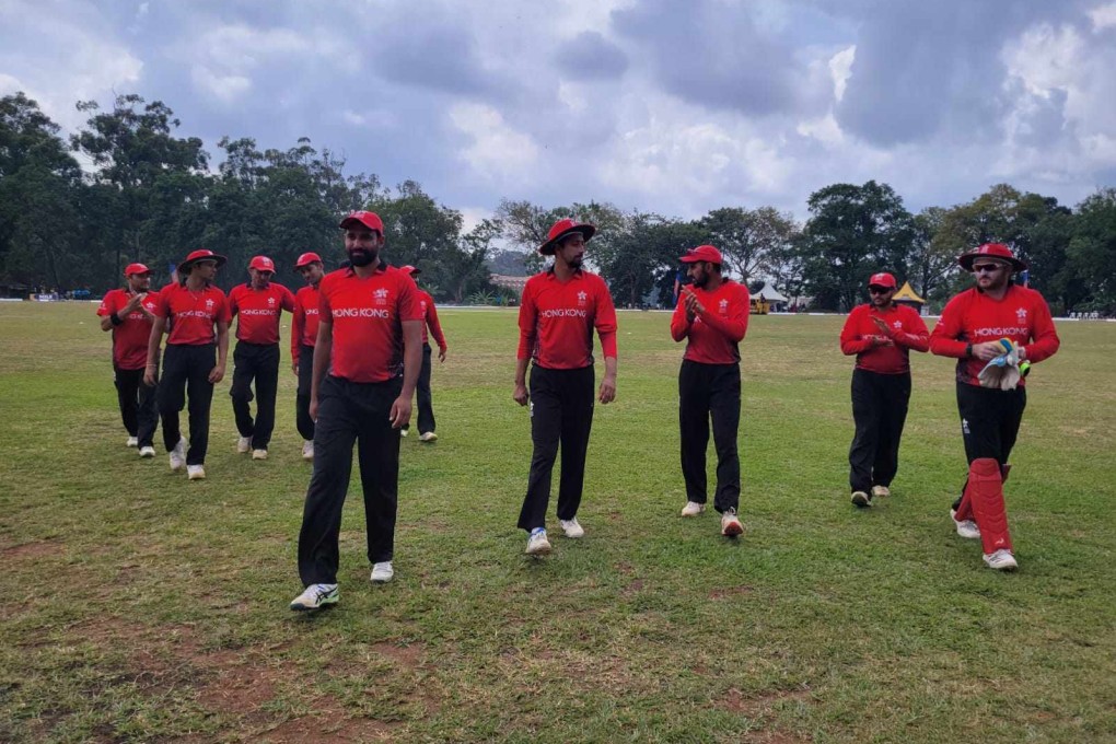 A member of the Hong Kong team was allegedly assaulted during the game against Jersey. Photo: Cricket Hong Kong