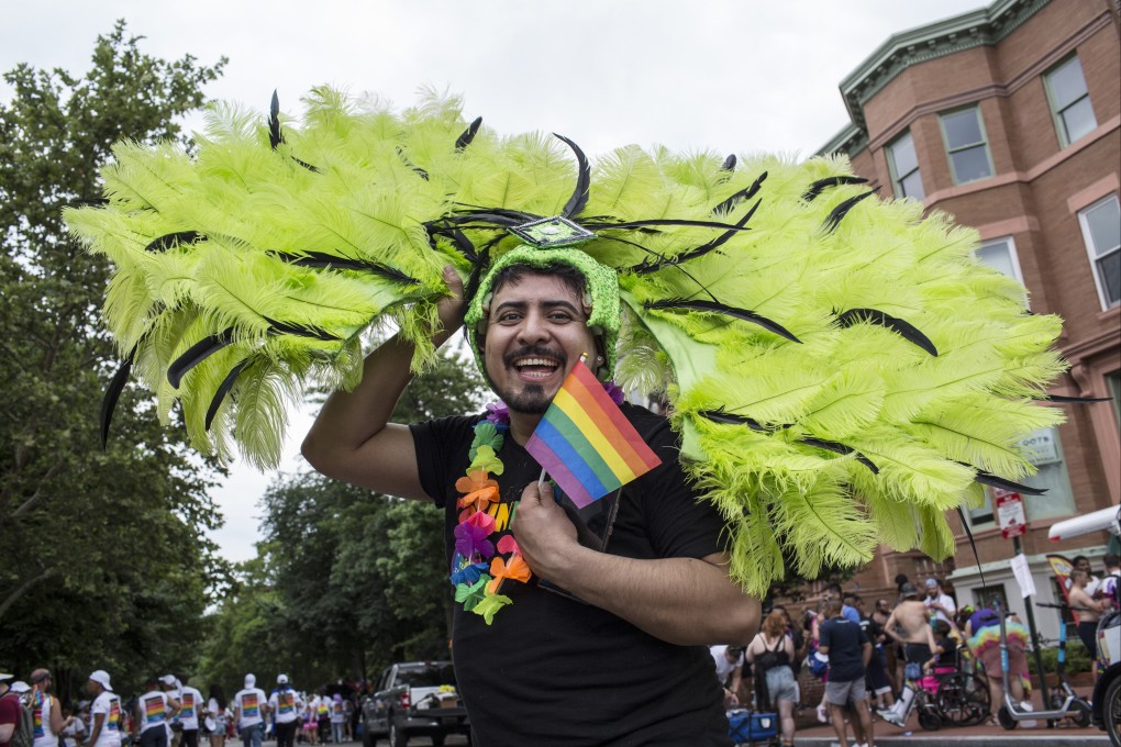 A Pride Parade participant in Washington DC. Photo: dpa