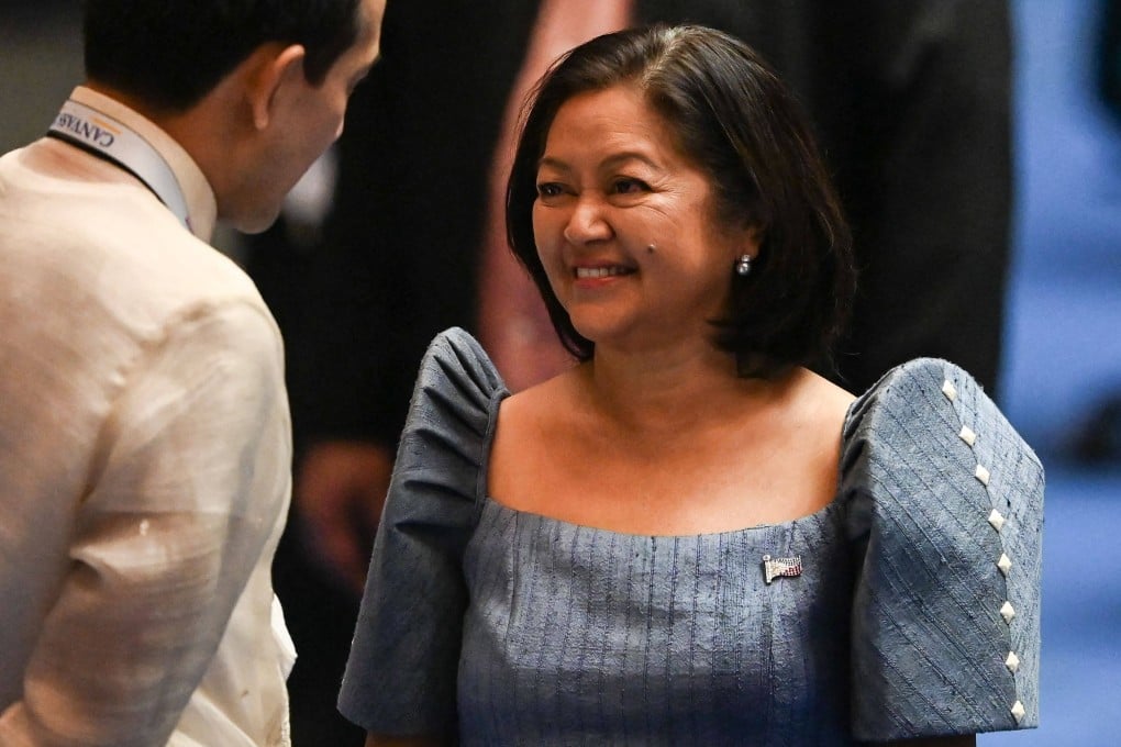 Louise Araneta-Marcos, wife of Philippine President-elect Ferdinand Marcos Jnr, pictured at the House of Representatives in Quezon City in May. Photo: AFP