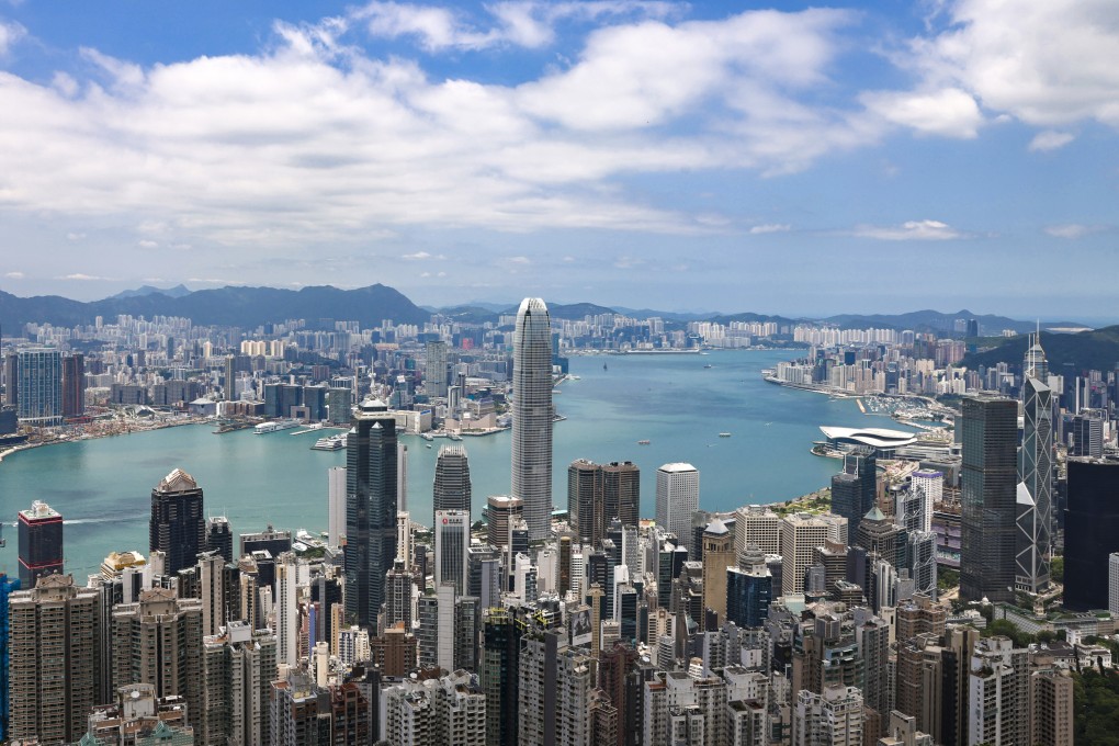 The Hong Kong skyline, as seen from The Peak. Photo: K. Y. Cheng