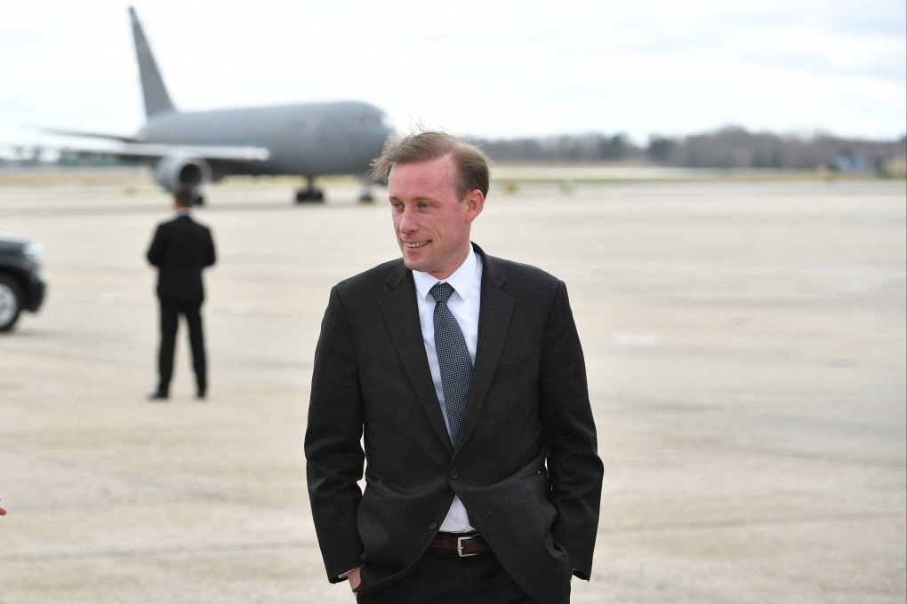 US National Security Adviser Jake Sullivan in Portsmouth, New Hampshire, in April. Sullivan is accompanying US President Joe Biden this week to attend meetings of the G7 and Nato. Photo: AFP