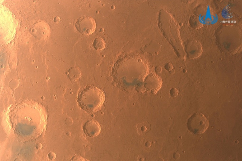 China’s space agency released new photos of Mars taken by the Tianwen-1 probe to mark the completion of the country’s first mission to the planet on Wednesday. Photo: CNSA