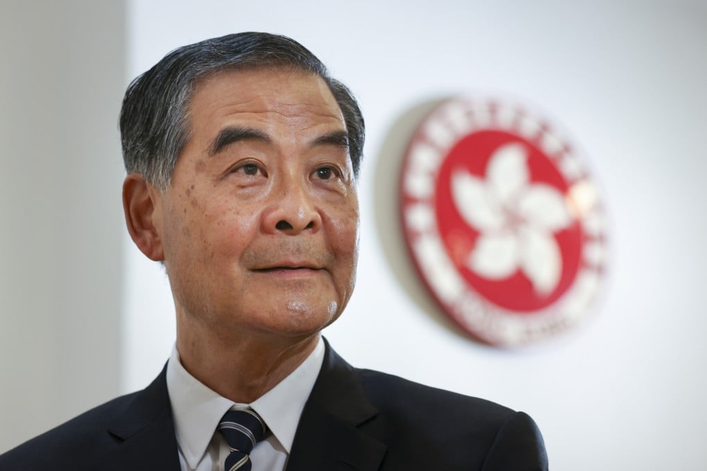 Former leader Leung Chun-ying. Photo: Nora Tam