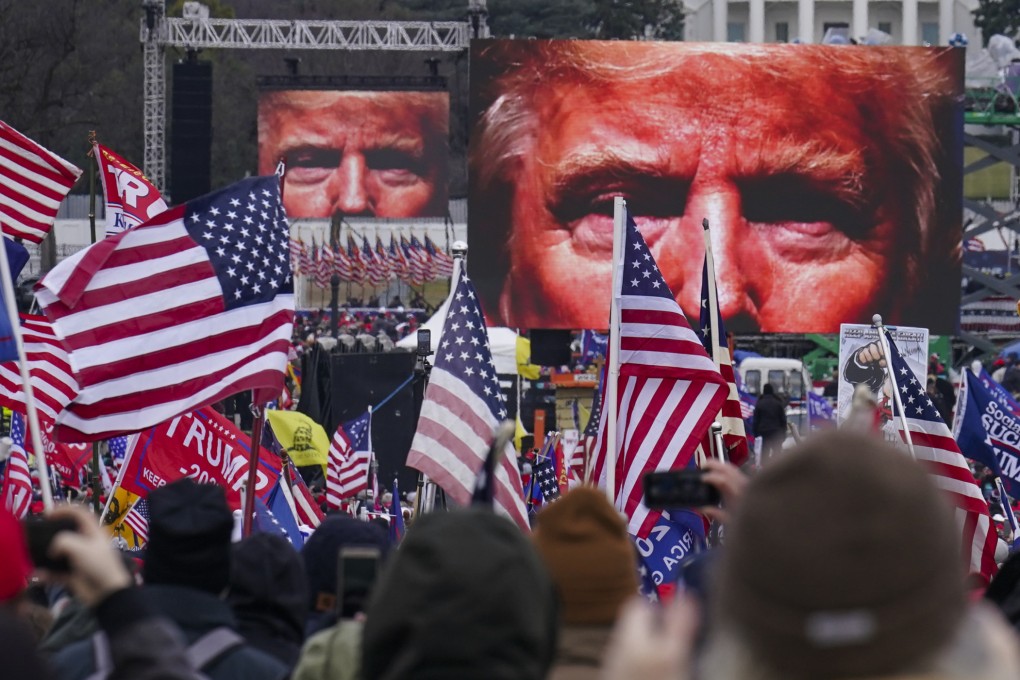 Trump supporters at a rally in Washington on January 6, 2021. File photo: AP