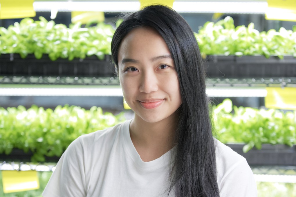 Jessica Naomi Fong of Common Farms, an urban farm business that grows and delivers herbs and greens to tables across Hong Kong. Photo: Common Farms
