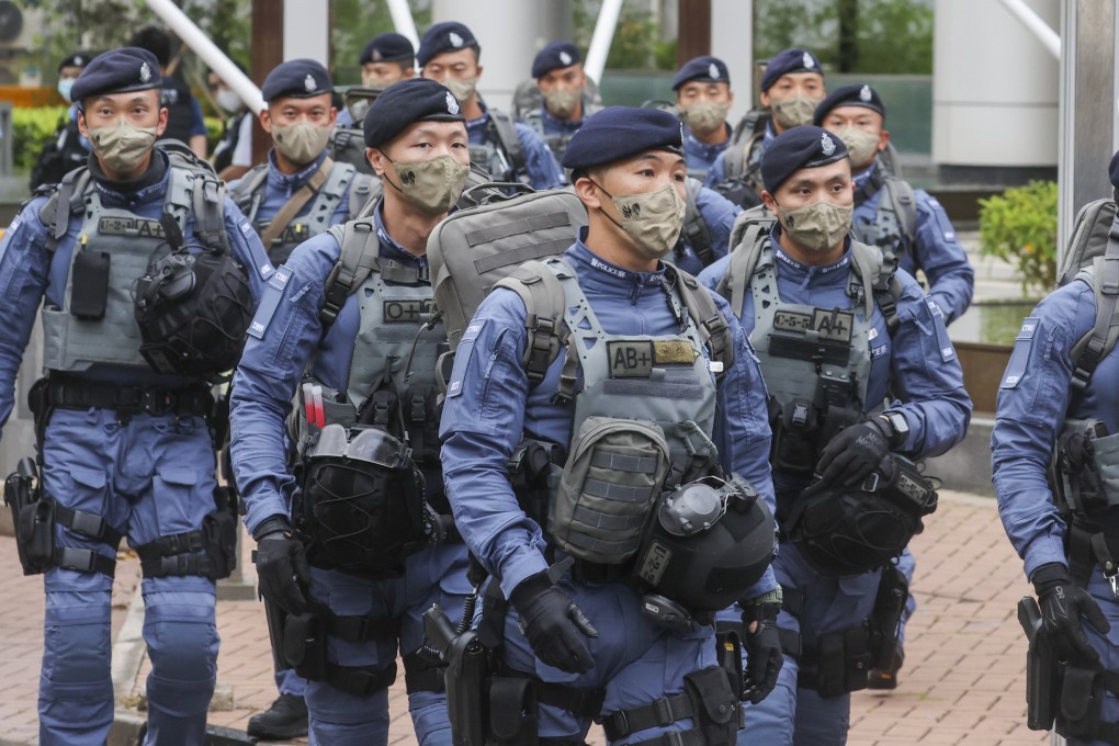 All law enforcement agencies were mobilised for Chinese President Xi Jinping’s visit to Hong Kong. Photo: Yik Yeung-man