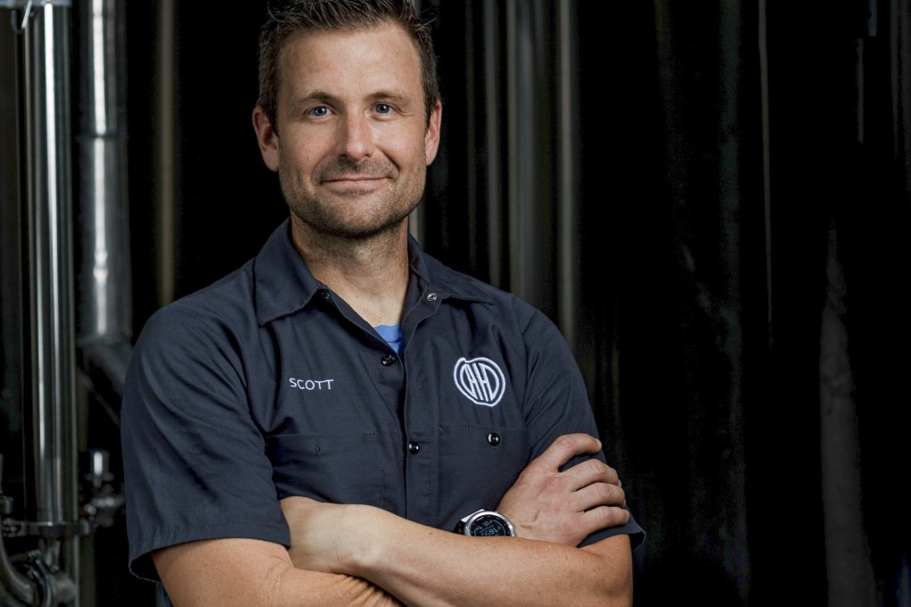 Scott Powrie is the US-born, Hong Kong-based
founder and owner of local craft beer brand Double Haven and Dragon Water alcoholic seltzer.
Photo: Scott Powrie