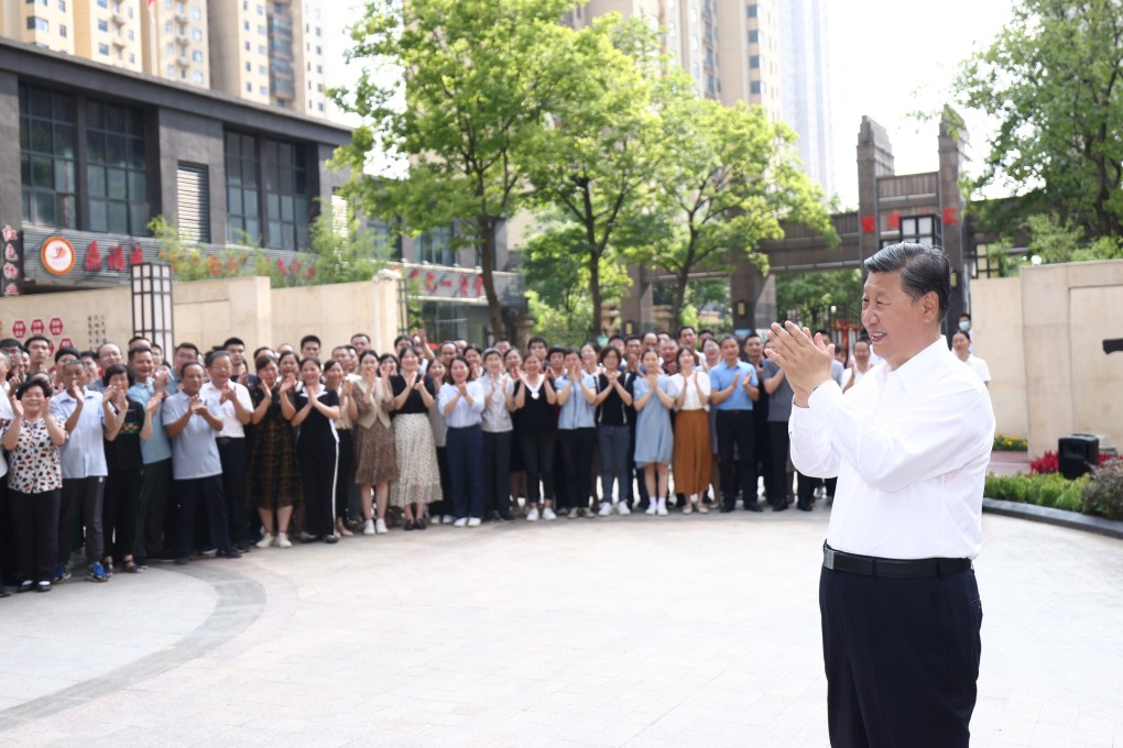 Chinese President Xi Jinping visiting Wuhan. Photo: Xinhua